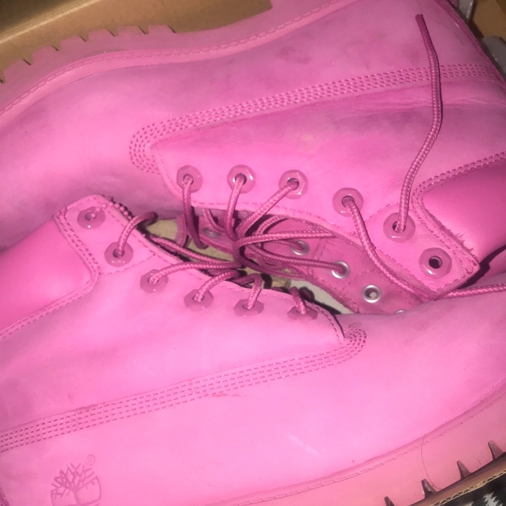 Pink timberlands